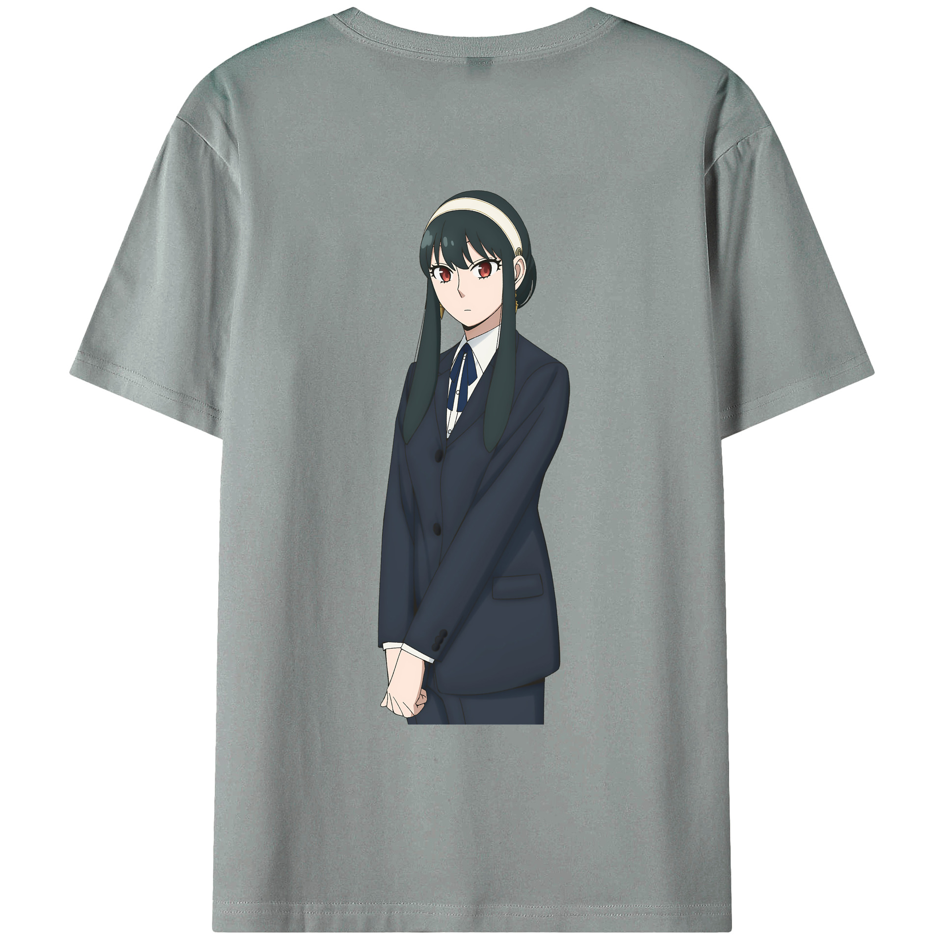 （画像用） SPY×FAMILY间谍家家酒 綿100％ メンズ半袖Tシャツ（バックプリント） 通気性